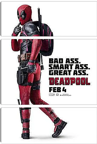 Модульная картина - Дэдпул