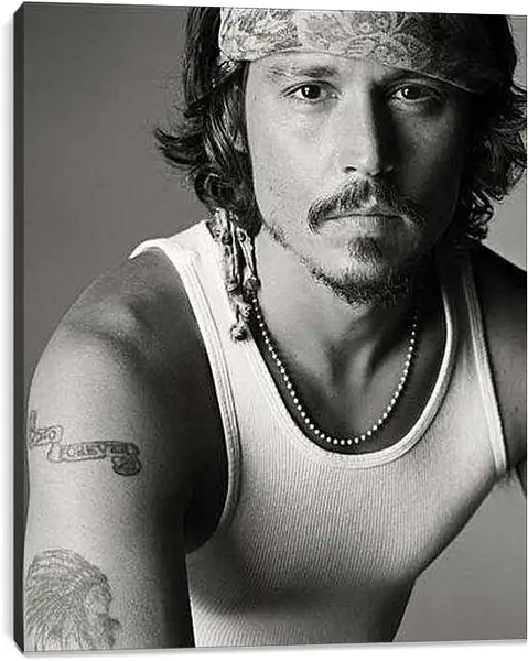 Постер на подрамнике - Johnny Depp - Джонни Депп
