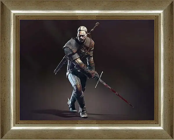 Картина в раме - The Witcher 3: Wild Hunt (Ведьмак), Геральт тренеруется