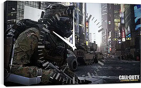 Часы картина - Call Of Duty: Advanced Warfare
