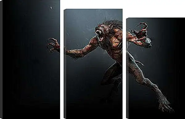 Модульная картина - The Witcher 3: Wild Hunt (Ведьмак), Волколак