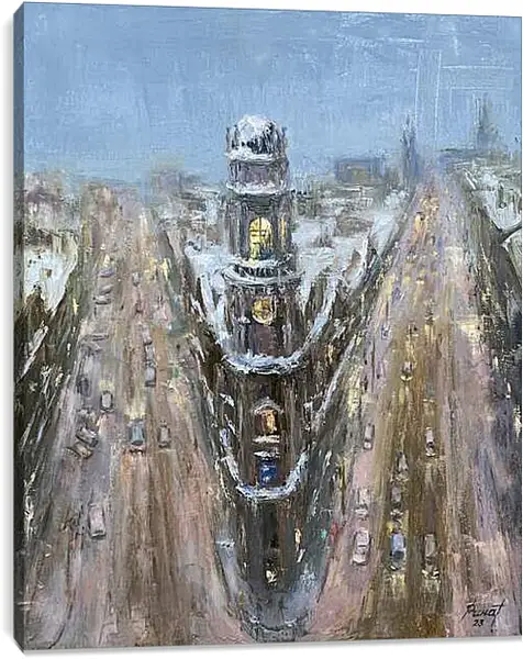 Постер на подрамнике - Пять углов Санкт-Петербурга