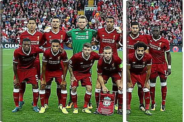 Модульная картина - Фото перед матчем ФК Ливерпуль. FC Liverpool