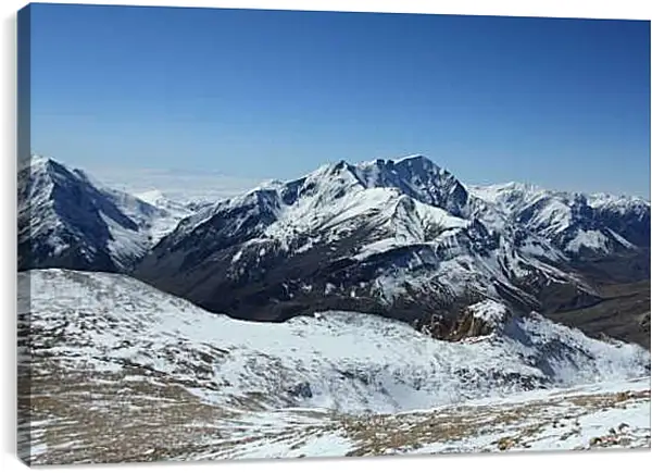 Постер на подрамнике - Гора Базардюзю 2. Дагестан