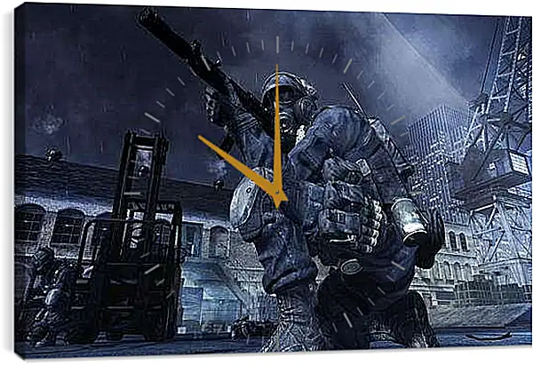 Часы картина - Call Of Duty