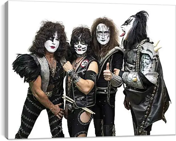 Постер на подрамнике - Кисс. Kiss