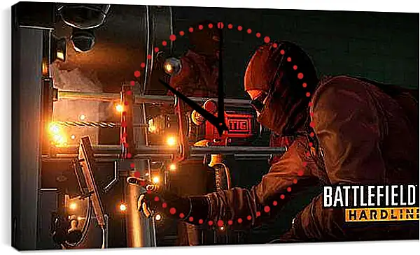 Часы картина - Battlefield: Hardline