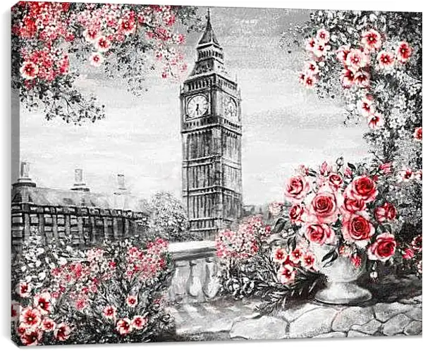 Постер на подрамнике - Биг-Бен