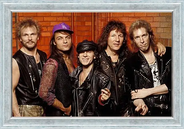 Картина в раме - Скорпионс. Scorpions