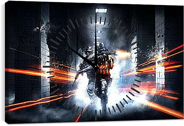 Часы картина - Battlefield 3