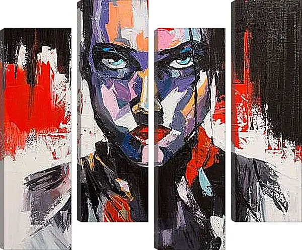 Модульная картина - Строгий взгляд