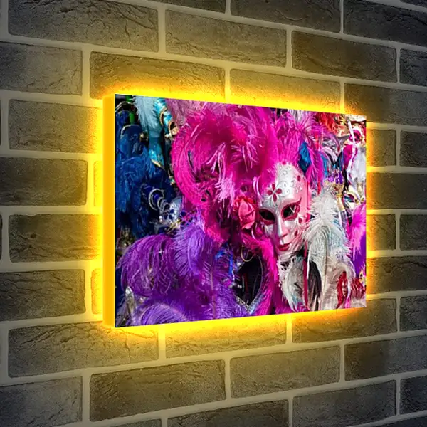Лайтбокс световая панель - Маски карнавальные