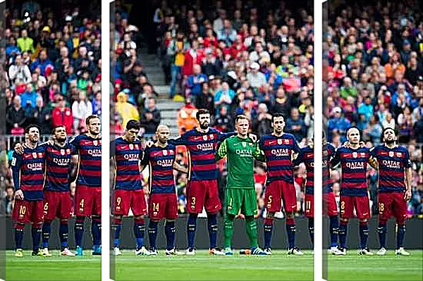 Модульная картина - ФК Барселона. FC Barcelona