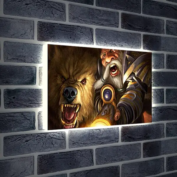 Лайтбокс световая панель - World Of Warcraft