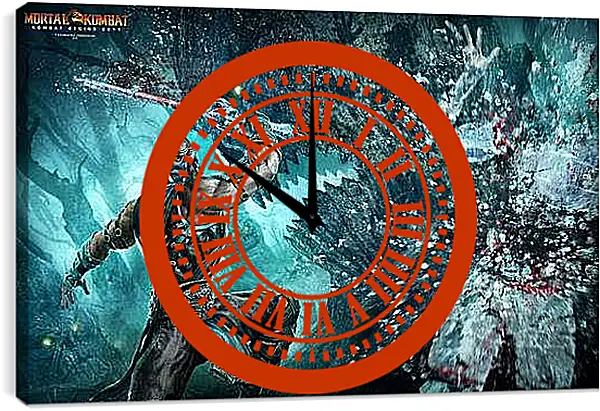 Часы картина - Mortal Kombat