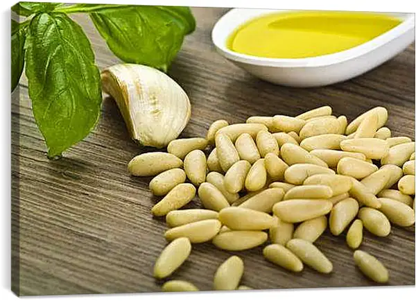 Постер на подрамнике - Кедровые орешки. Вкус Италии.