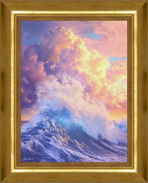 Картина в раме - Wave 21