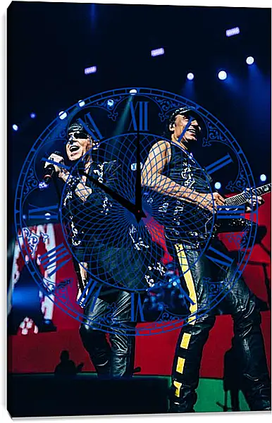 Часы картина - Скорпионс. Scorpions