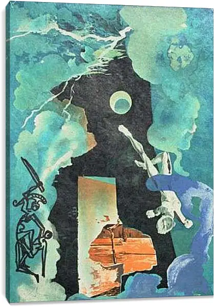 Постер на подрамнике - Eternity of Love. Сальвадор Дали