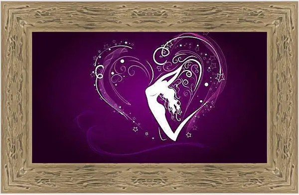Картина в раме - Любовь