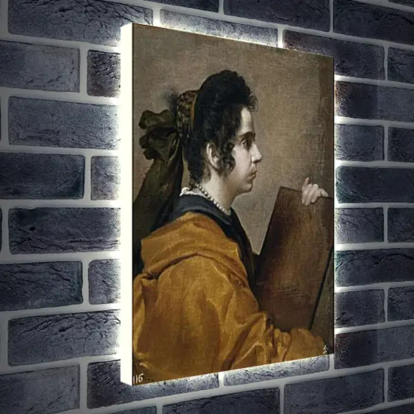Лайтбокс световая панель - Juana Pacheco Wife of the Artist. Диего Веласкес