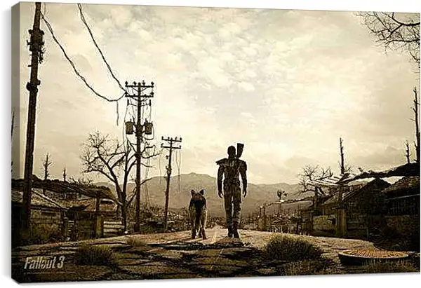 Постер на подрамнике - Fallout