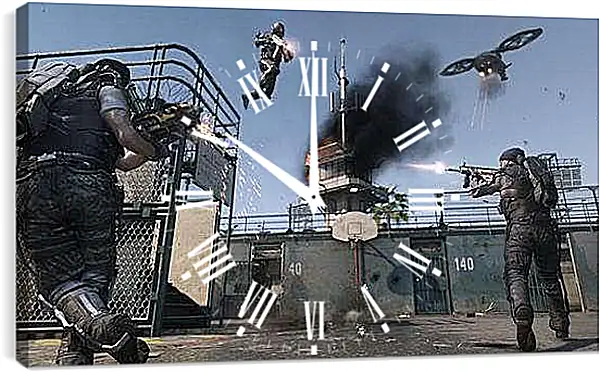 Часы картина - Call Of Duty: Advanced Warfare