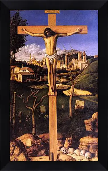 Картина в раме - The Crucifixion. Джованни Беллини
