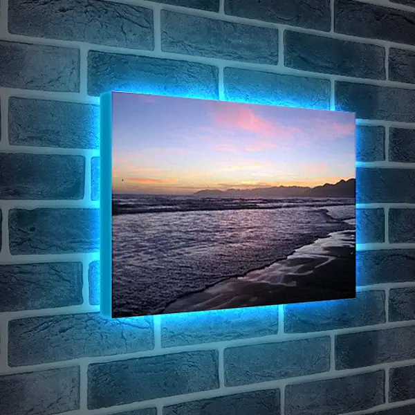 Лайтбокс световая панель - Море и волны