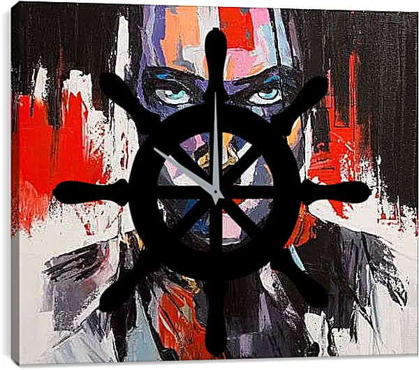 Часы картина - Строгий взгляд