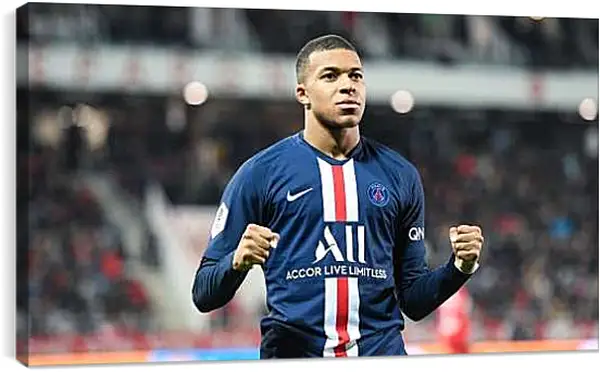 Постер на подрамнике - Килиан Мбаппе. Kylian Mbappé