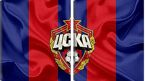 Модульная картина - Эмблема ФК ЦСКА Москва