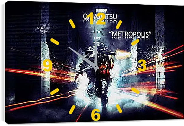 Часы картина - Battlefield 3