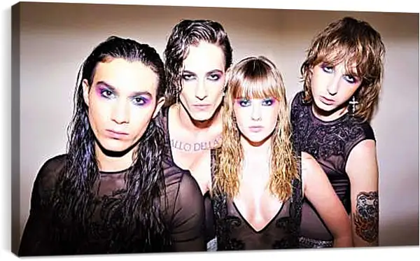 Постер на подрамнике - Maneskin. Итальянская рок-группа