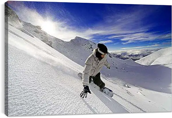 Постер на подрамнике - Страховка рукой