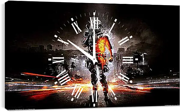 Часы картина - Battlefield 3