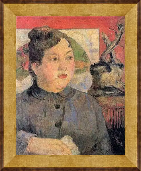 Картина в раме - Madame Alexandre Kohler. Поль Гоген