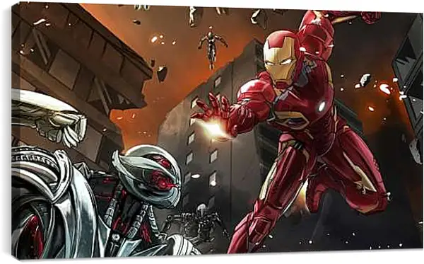 Постер на подрамнике - Железный человек. Iron Man