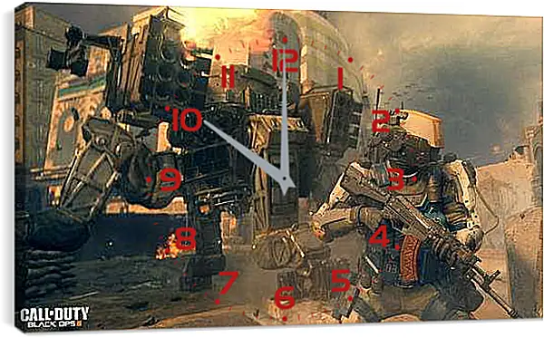 Часы картина - Call Of Duty: Black Ops III