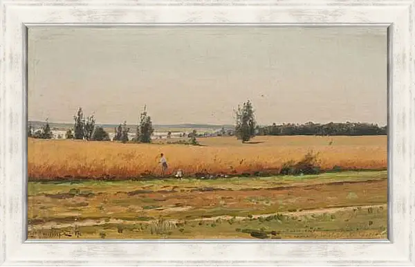 Картина в раме - Пейзаж. Иосиф Евстафиевич Крачковский