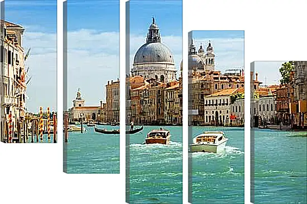 Модульная картина - Венеция. Италия. Канал