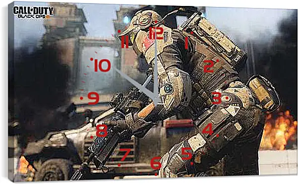 Часы картина - Call Of Duty: Black Ops III