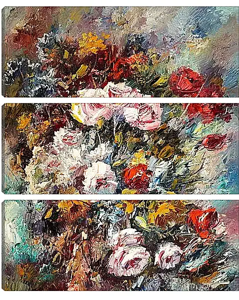 Модульная картина - Цветы