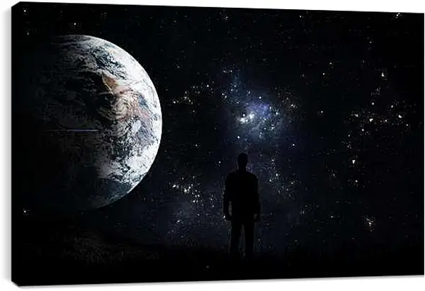 Постер на подрамнике - Космос