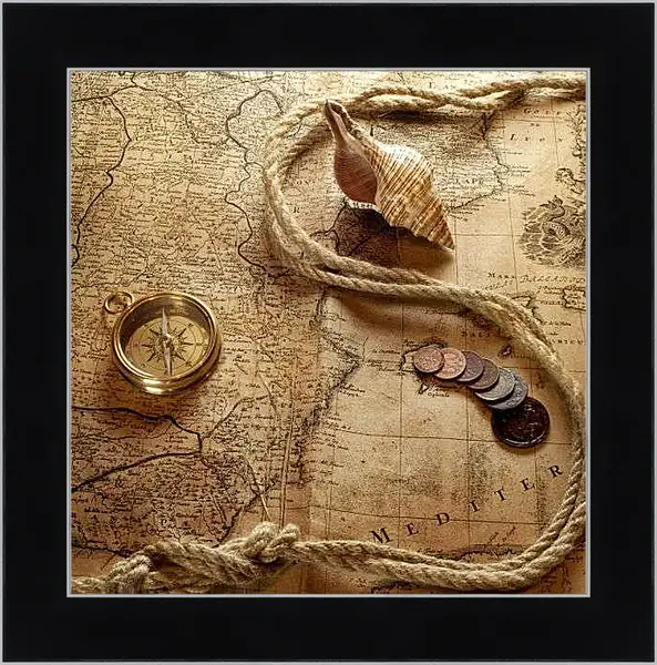 Картина в раме - Карта сокровищ