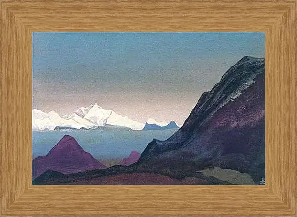 Картина в раме - Каченджанга. Рерих Николай