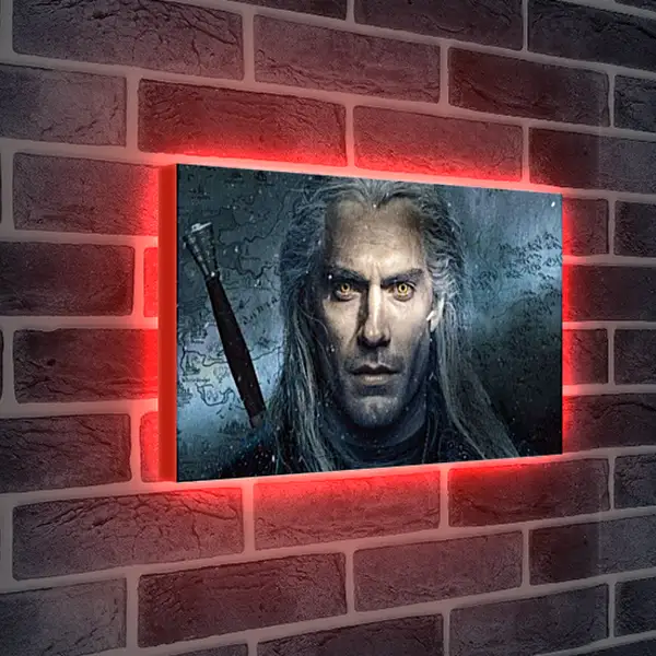 Лайтбокс световая панель - Геральт из Ривии