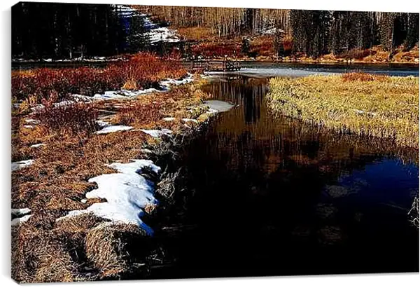 Постер на подрамнике - Зима