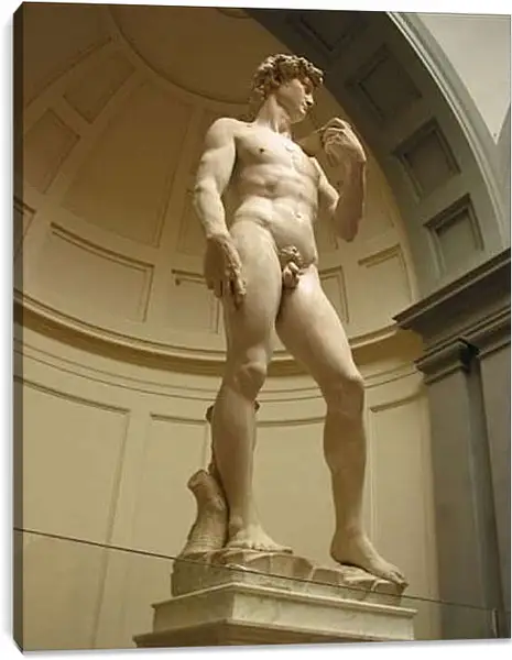 Постер на подрамнике - David. Микеланджело Буонарроти