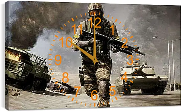 Часы картина - Battlefield: Bad Company 2